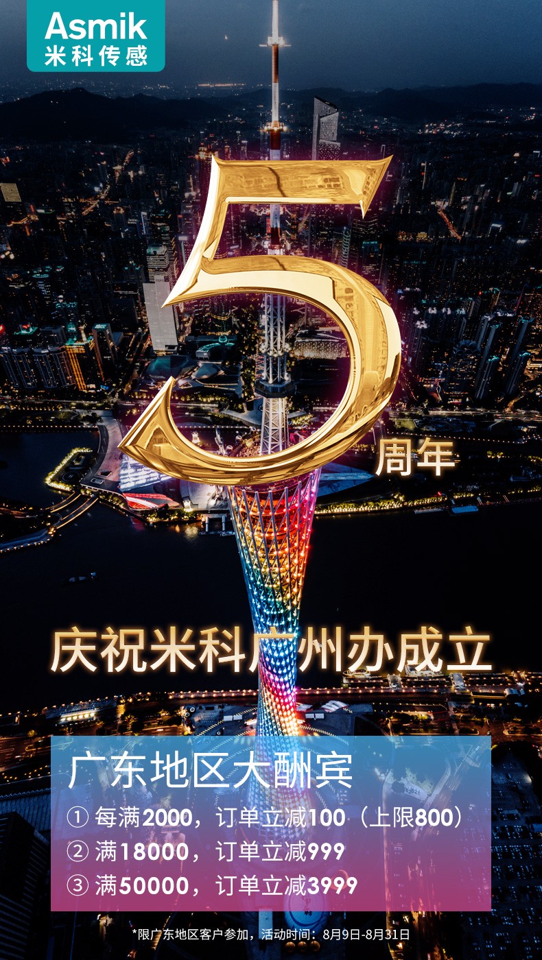 慶祝廣州辦事處成立5周年，全場(chǎng)滿減，感恩回饋
